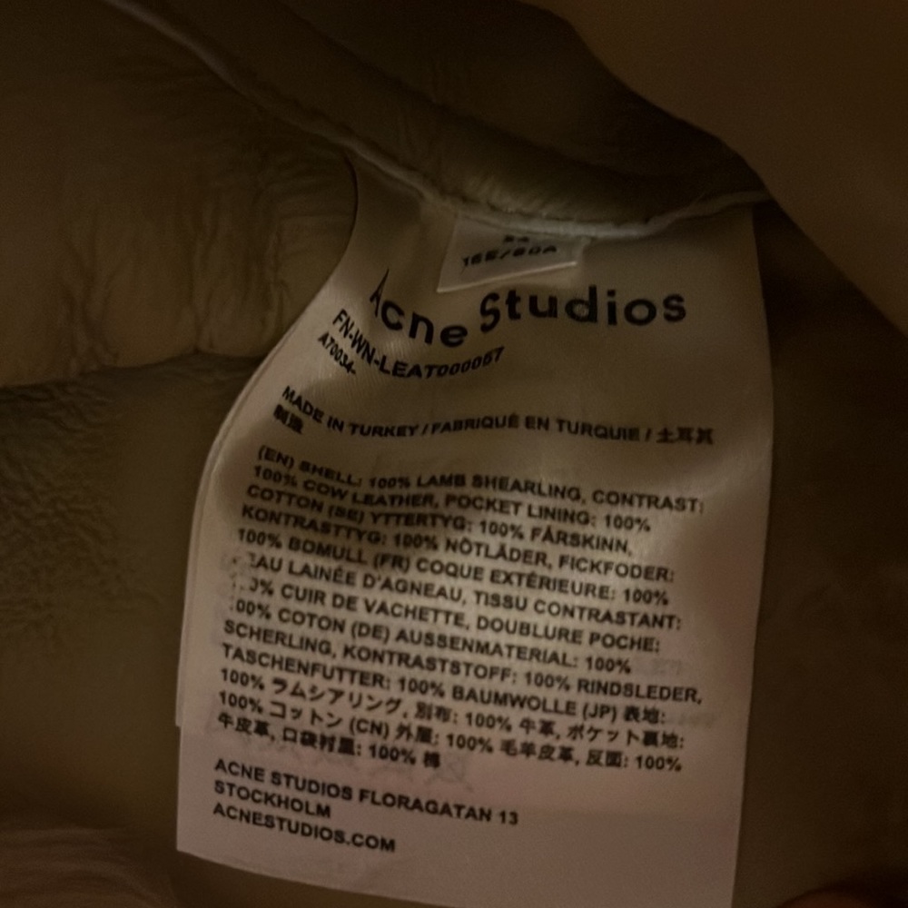 Acne Studios Shearling Aviator Jacket - image 8